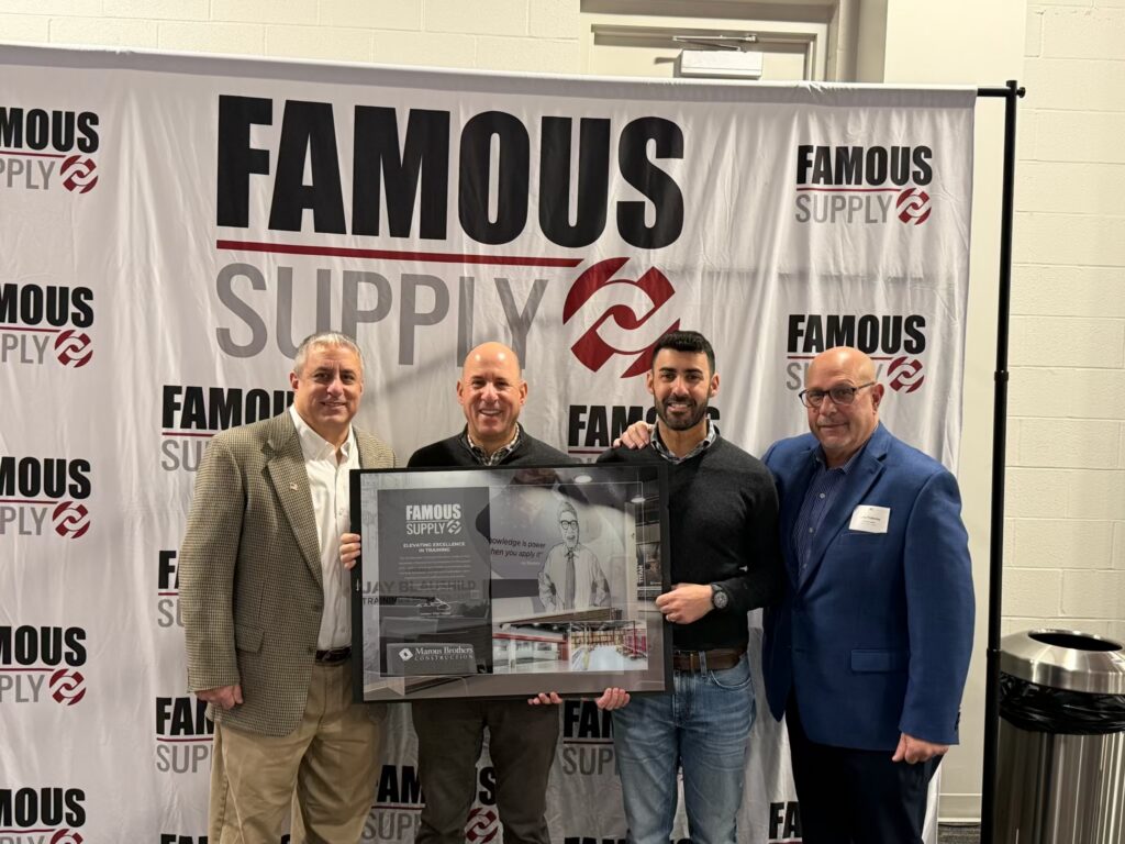 Famous Supply J-TEC Ribbon Cutting - Marous Brothers Construction